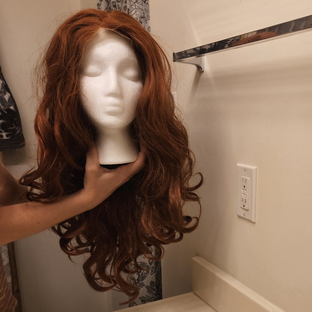 Luxurious Auburn Wig for Women